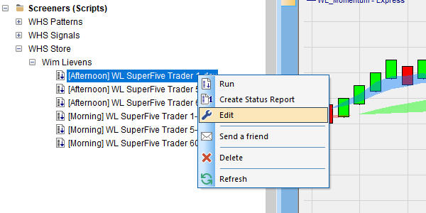 WL SuperFive Trader für NanoTrader (nicht verfügbar in PRT).