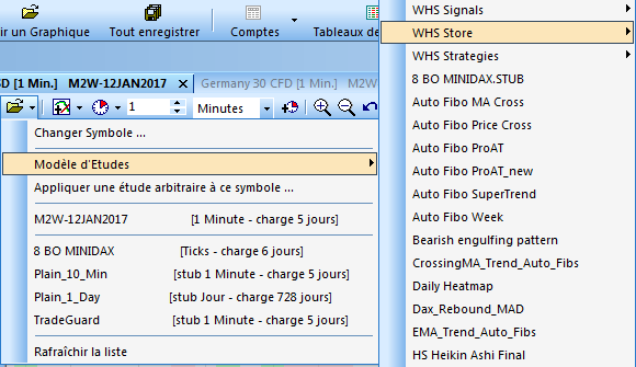 La plateforme de trading NanoTrader.